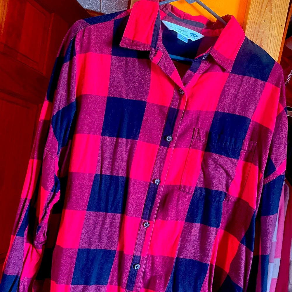 Boyfriend fit Flannel shirt